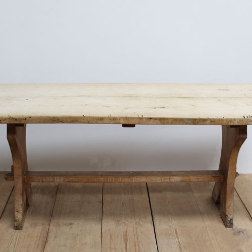 19Th Century Sycamore Slanted Top Table