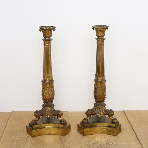 Pair Of Empire Lamp Bases