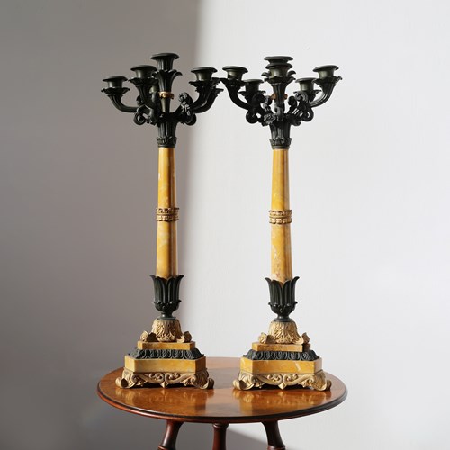 Pair Of 19Th Century Candelabras