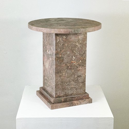 1960'S Italian Marble Gallery Pedestal Stand