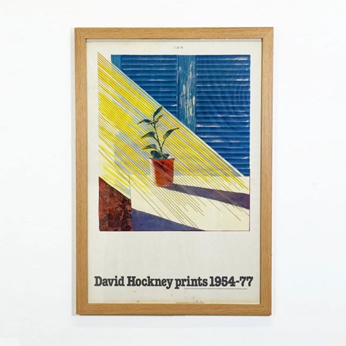 Original David Hockney Poster Print, Sun