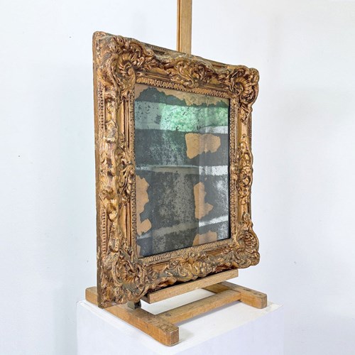 19Th Century Papier Mache Framed Mirror