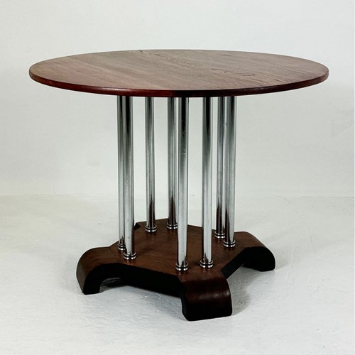 Art Deco Round Side Table