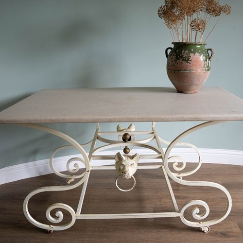 French Antique Butcher’S Table