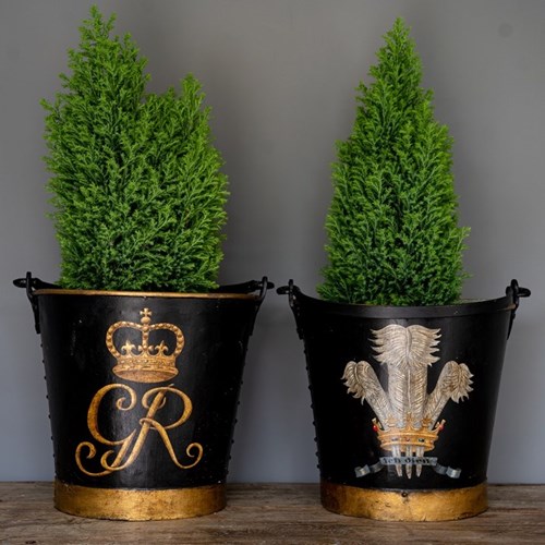 A Pair Of Decorative Pails