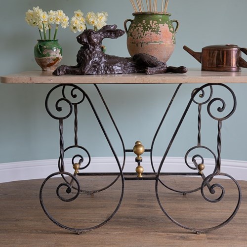 French Antique Patisserie Table