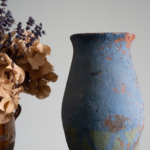 Antique Blue Turkish Vase