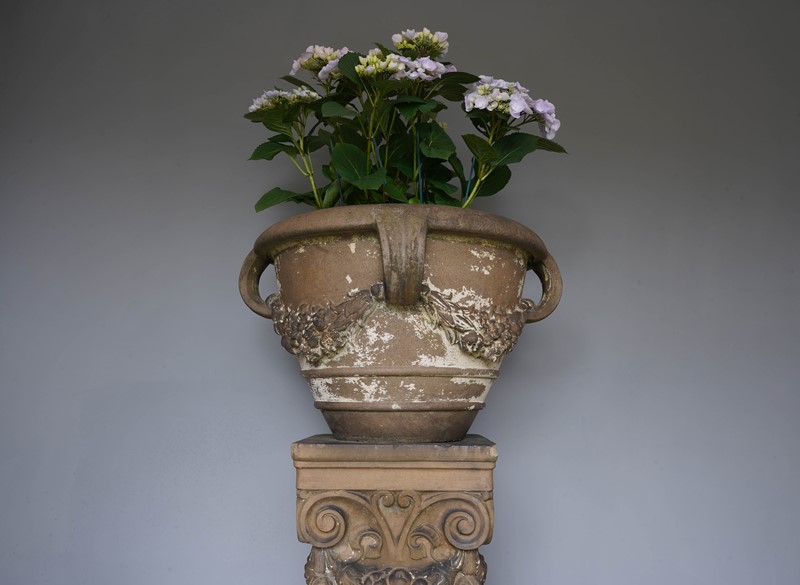 An original Doulton Lambeth Terracotta Garden Urn-decorative-garden-antiques-approx-1860-doulton--lambeth-garden-antiques-main-637632623499782882.jpg