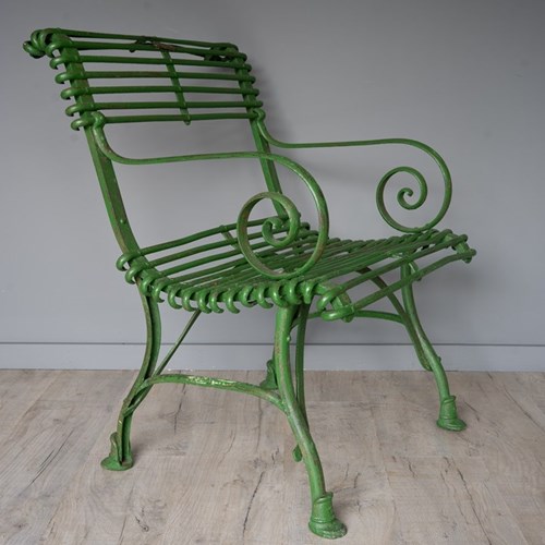 Single Antique Arras Garden Chair