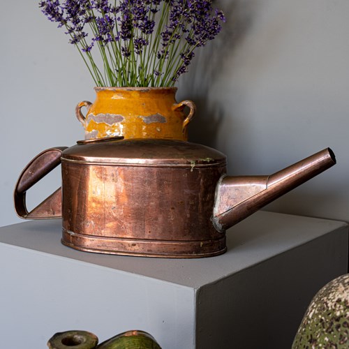 French Copper Antique Watering Can Arrosoir