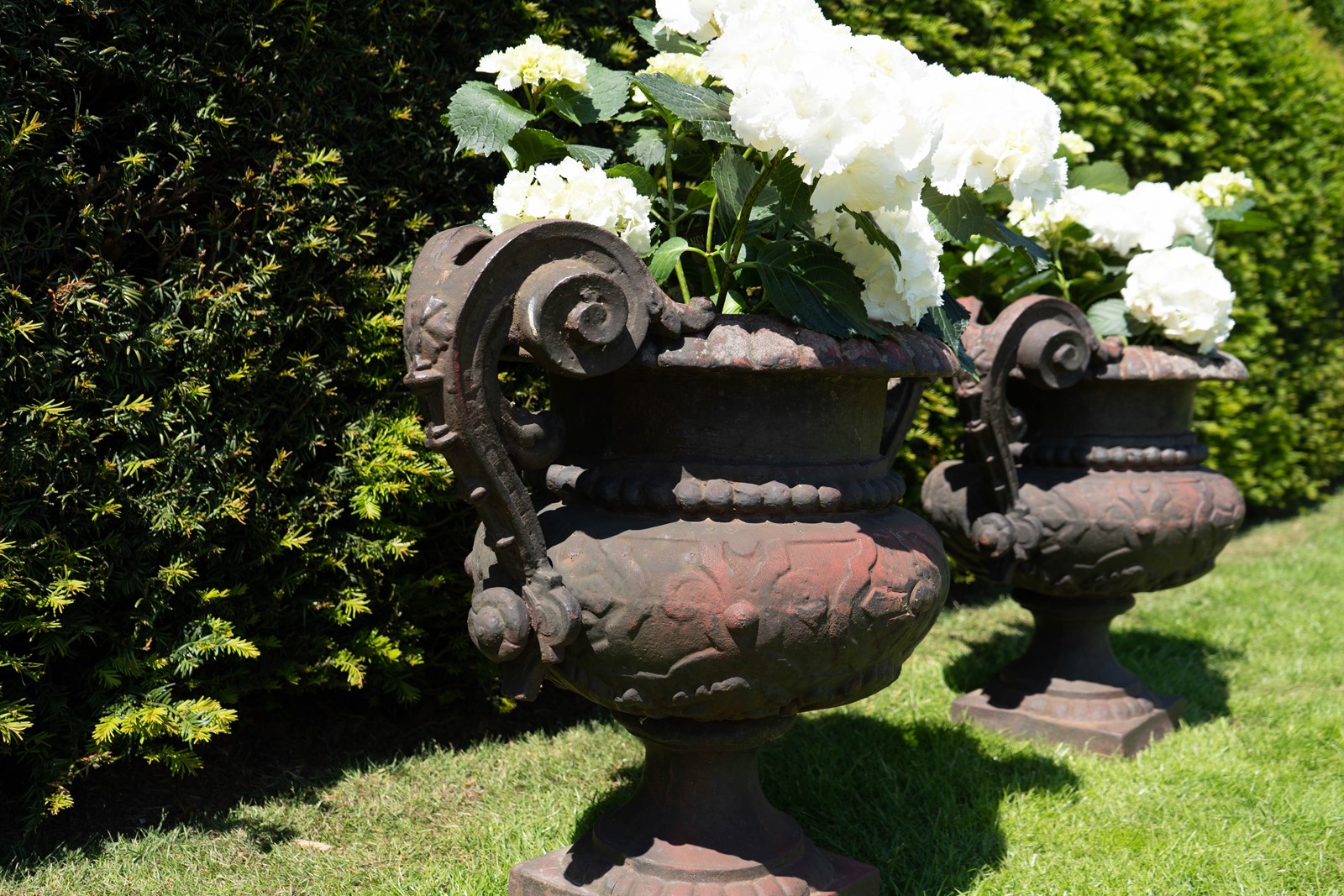 Two-Tiered French Cast Iron Fountain - Decorative Collective