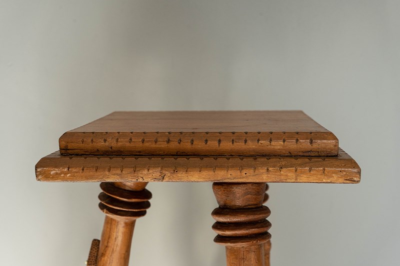 Antique Folk Art Wooden Table Stand   -decorative-garden-antiques-dsc05508-main-638131037933201431.jpg