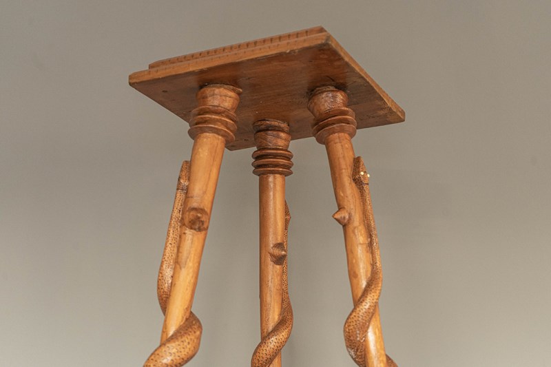 Antique Folk Art Wooden Table Stand   -decorative-garden-antiques-dsc05518-2-main-638131037572631690.jpg