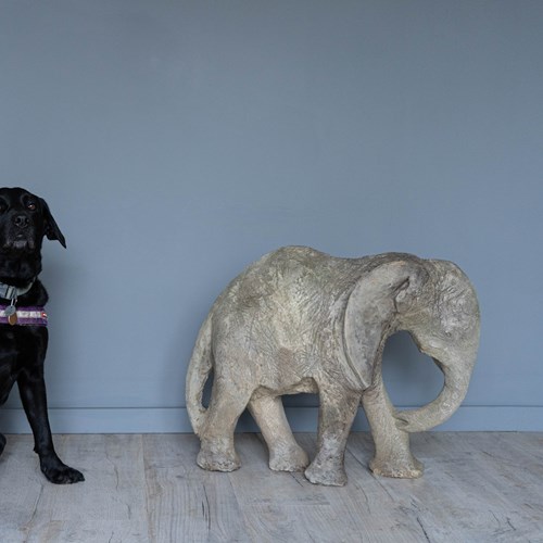 Antique Stone Ornamental Elephant