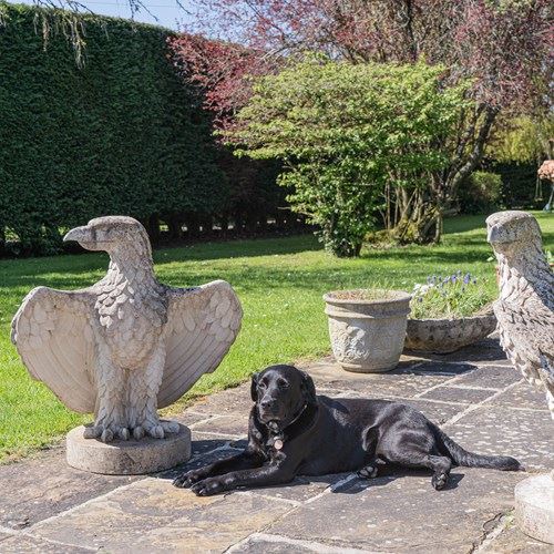 Composite Stone Eagle Gate Keepers