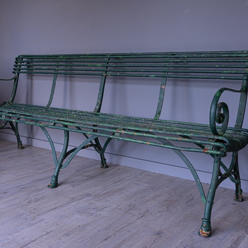 Antique Arras Large Garden Bench