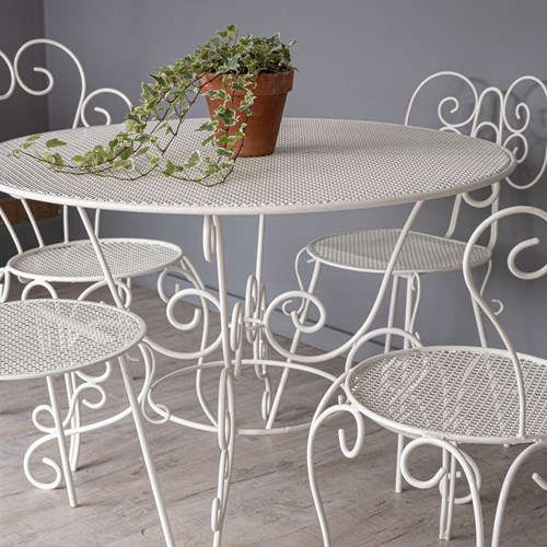 Vintage French Garden Dining Chairs