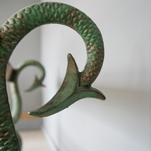 Cast Iron Serpent Garden Bench