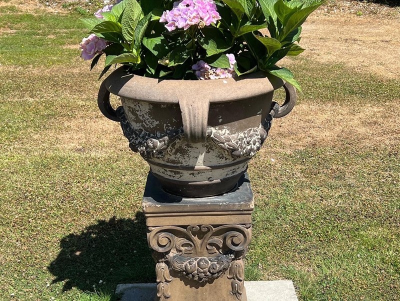 An original Doulton Lambeth Terracotta Garden Urn-decorative-garden-antiques-james-2-main-637956367829891727.jpg