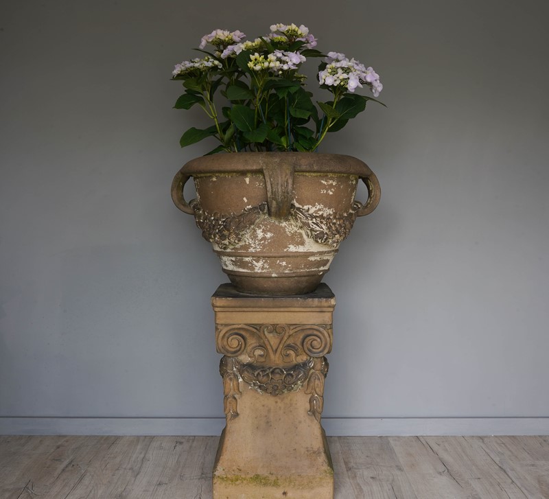 An original Doulton Lambeth Terracotta Garden Urn-decorative-garden-antiques-original-and-stamped-doulton-lambeth-main-637632621924619618.jpg