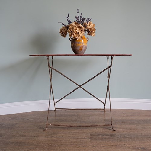 Vintage French Folding Garden Table