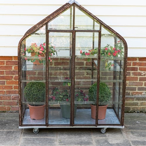 Large Vintage Greenhouse On Wheels