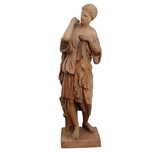Italian Terracotta Figure Of Diana De Gabies