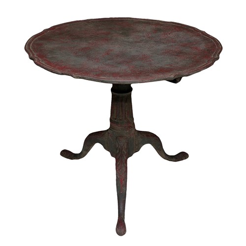 Early George III Painted Tilt-Top Tripod Table