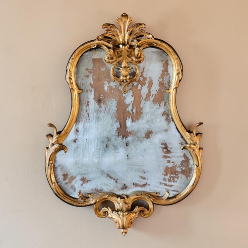 19Th Century Italian Baroque Style Mirror