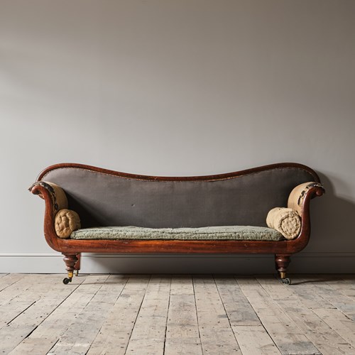 Large 19Th Century Country House Sofa C1840