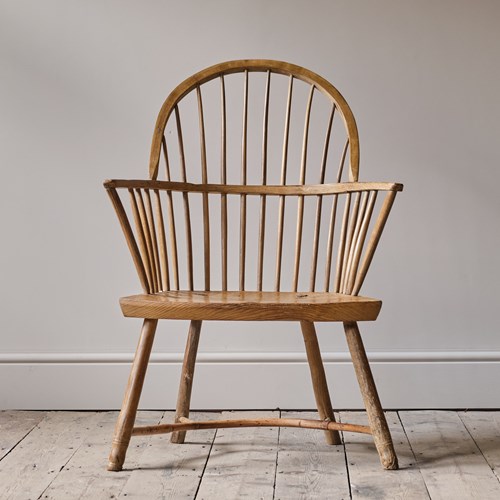 Antique 19Th Century Hoop Back Winsor Chair