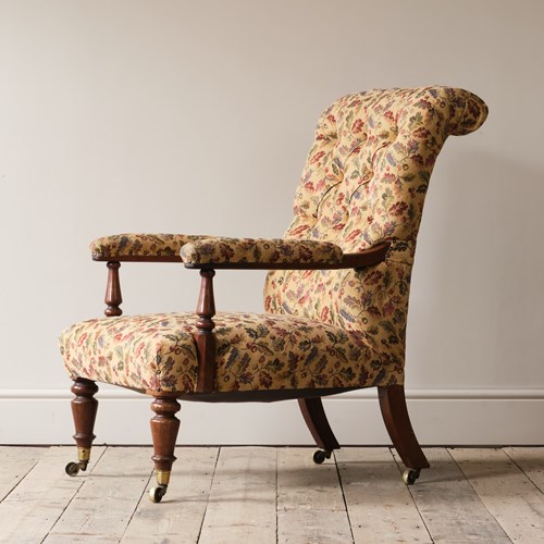 Mid 19Th Century Miles & Edwards Open Armchair