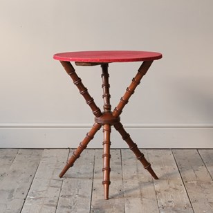 19Th Century Faux Bamboo Walnut Gyp...