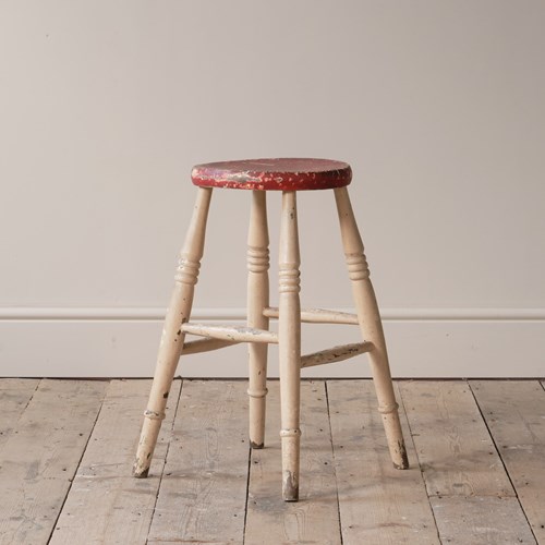19Th Century Painted Stool