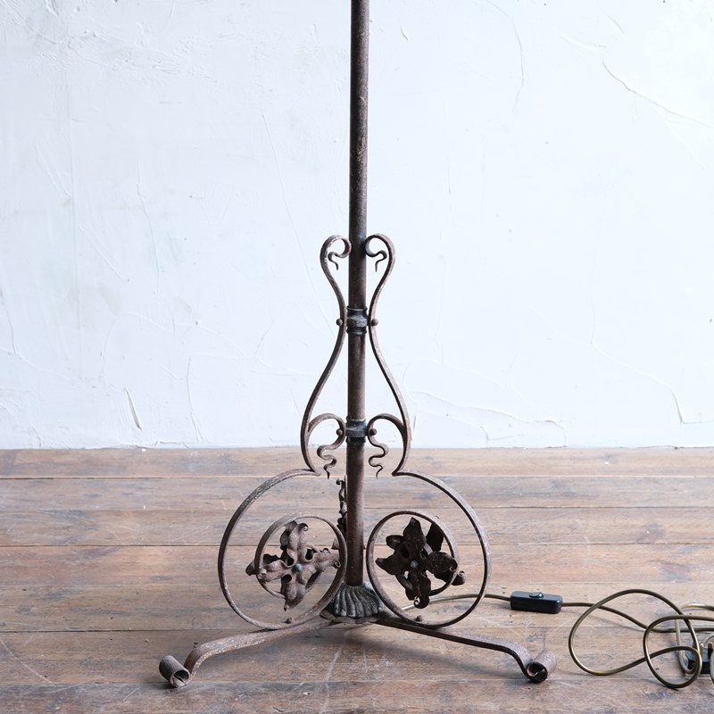 Adjustable Blacksmith Made Floor Lamp-desired-effect-antiques-dscf0868-main-638092879360970165.JPG