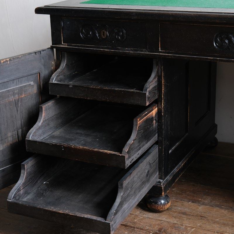 Antique Ebonized Pine Pedestal Desk-desired-effect-antiques-dscf1199-main-638112132705862305.JPG