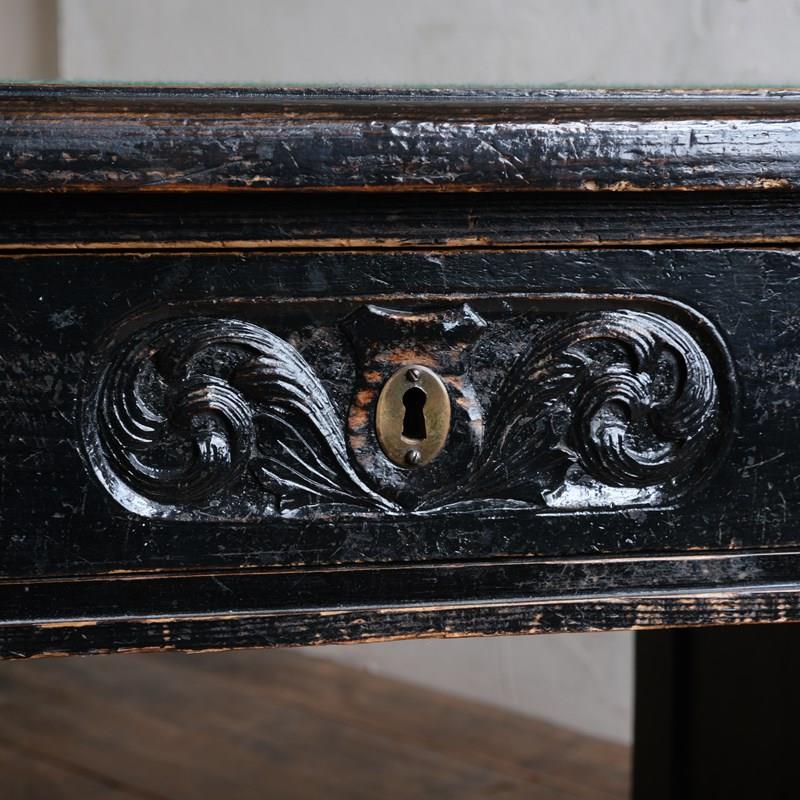 Antique Ebonized Pine Pedestal Desk-desired-effect-antiques-dscf1201-main-638112132807267550.JPG