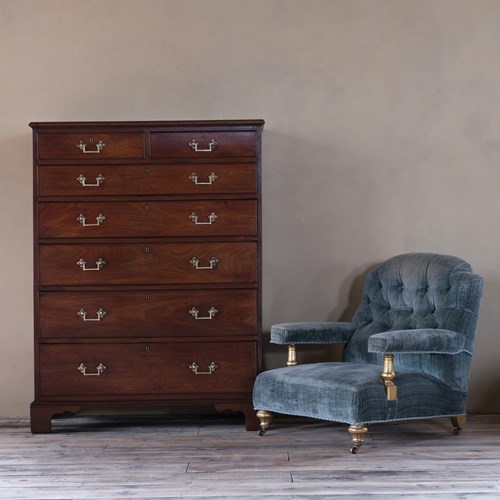 Large 19Th Century Mahogany Chest Of Drawers