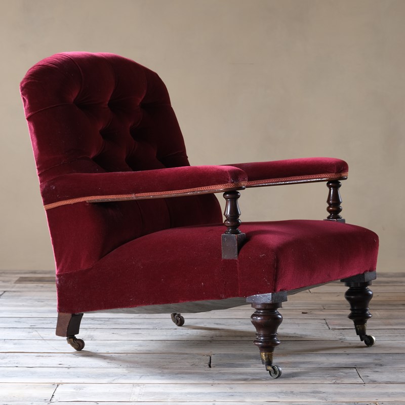 19Th Century Howard Style Open Armchair -desired-effect-antiques-dscf4991-main-638252162378292325.JPG