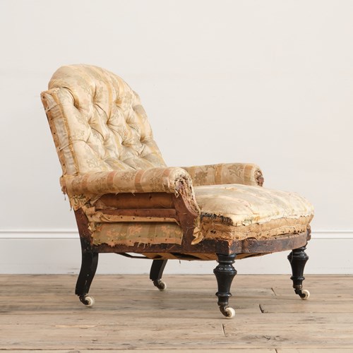 Small 19Th Century Bedroom Armchair