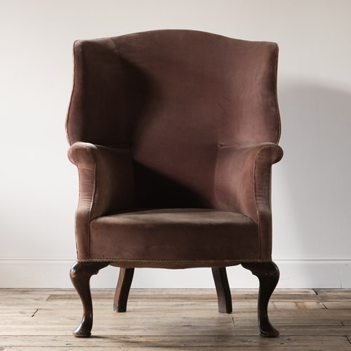 Large Country House Barrel Back Armchair