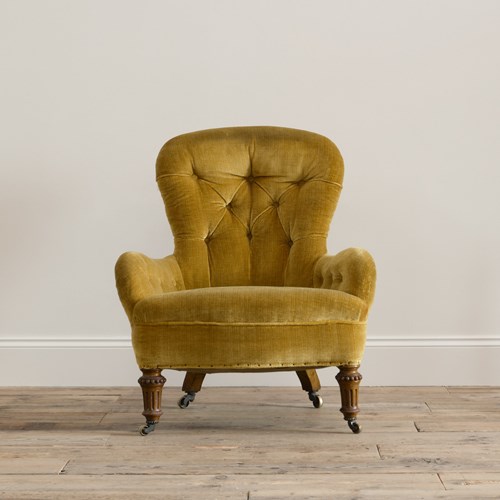 19Th Century Gillows Iron Back Armchair