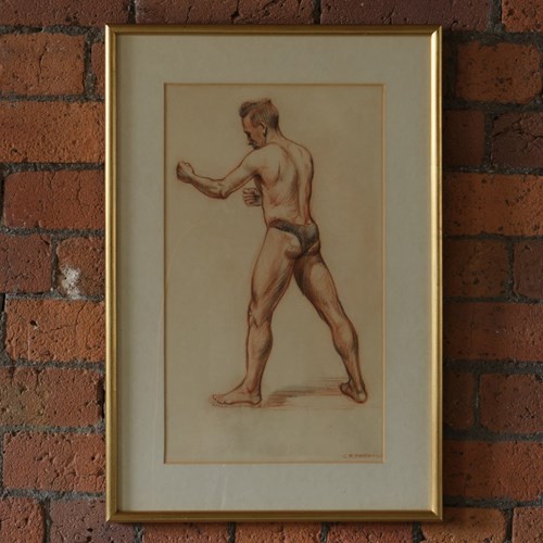20Th Century Male Nude Study