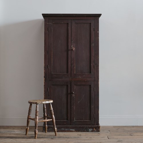 20Th Century Scratch Built Pine Cupboard
