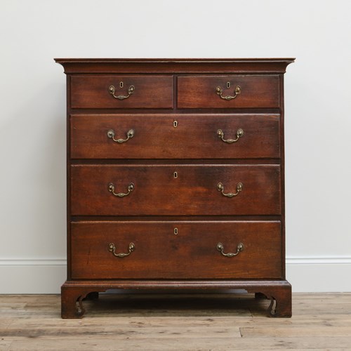 18Th Century George III Oak Chest Of Drawers