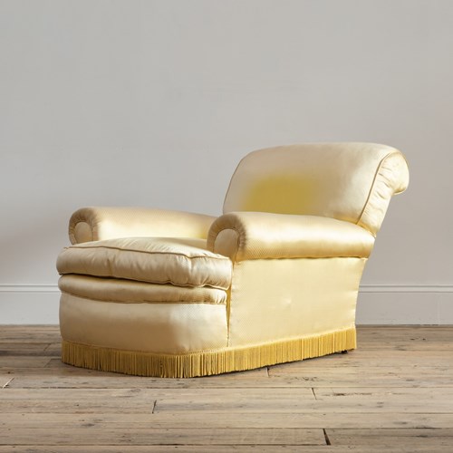 20Th Century Deep Seated Howard Style Club Armchair