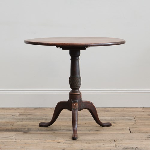 George III Mahogany Tilt Top Table