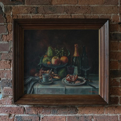 Still Life Oil On Canvas