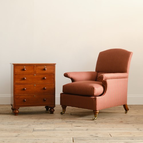 Small 19Th Century Mahogany Chest Of Drawers