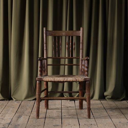 19Th Century Sussex Chair Attributed To William Morris